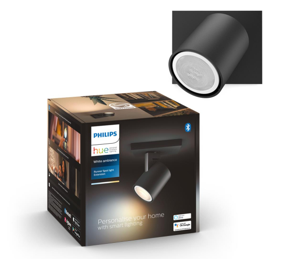 Philips Hue White ambiance Kinkiet Runner (czarny) - 709603 - zdjęcie